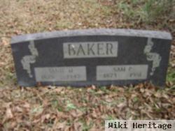 Samuel Peter "sam" Baker