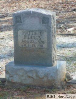 Mattie E. Ridings