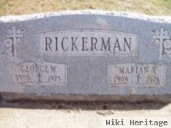 George W Rickerman