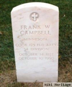 Frank W Campbell