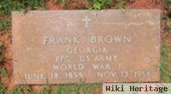Pfc Frank Brown