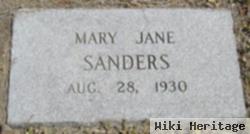 Mary Jane Sanders