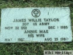 Sgt James Willie Taylor