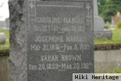 Josephine "josie" Nangle