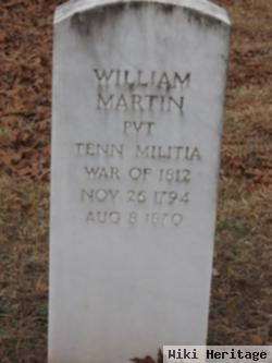 Pvt William Martin