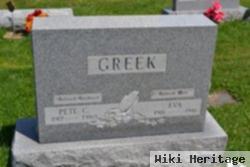 Peter C Greek, Sr