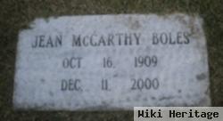 Jean Mccarthy Boles