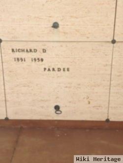 Richard Donald "dick" Pardee