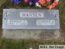 Harold J Hansen