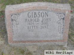 Harold John Gibson