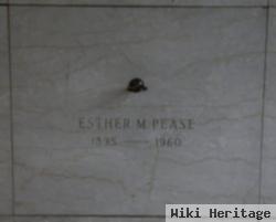 Esther M. Pease