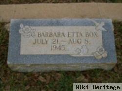 Barbara Etta Box