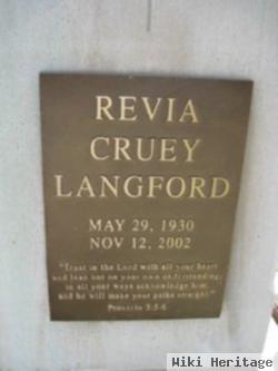 Revia Cruey Langford