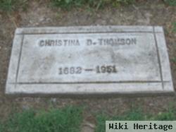 Mrs Christina Downs Simpson Thomson