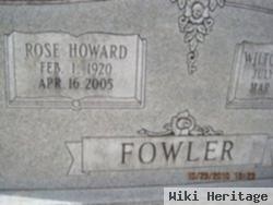 Rose Howard Fowler