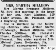 Martha Ferguson Milliron