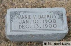 Nannie V Daurity