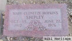 Mary Cloneeze Hopkins Shipley