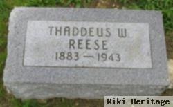 Thaddeus W Reese