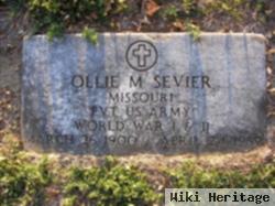 Oliver M. "ollie" Sevier