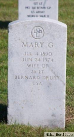 Mary G Drury