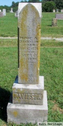 Minnie A. Davidson