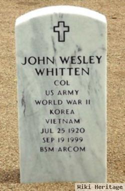 John Wesley Whitten
