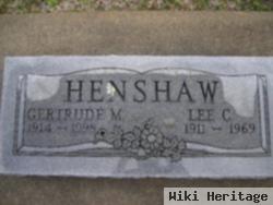 Gertrude M Henshaw