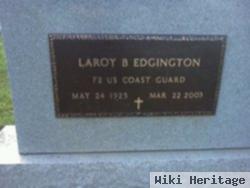 Laroy B Edgington, Jr