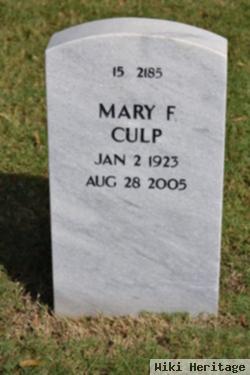 Mary F Culp