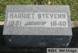 Harriet Ellen "hettie" Babb Stevens