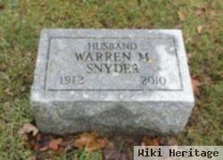 Warren M. Snyder