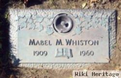 Mabel M Whiston