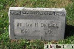 William H Dickson