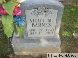 Violet M Vickery Barnes