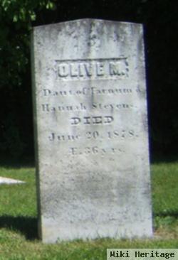 Olive M Stevens