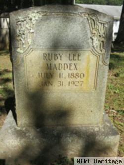 Ruby Lee Maddex