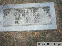 Mrs Chattie Ann Elizabeth Sanders Doss