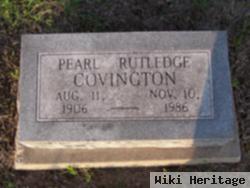 Pearl Mae Rutledge Aud Covington