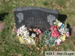 Mary Alice Hilliard