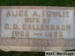 Alice Aileen Fowlie Dallenbach