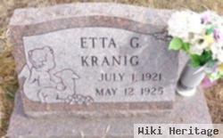 Etta G Kranig