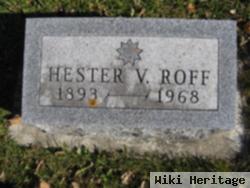 Hester V. Roff