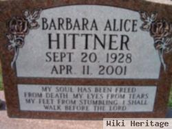 Barbara Alice Hittner