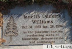 Janetta Odekirk Williams