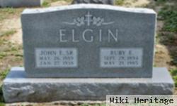 John Edward Elgin, Sr