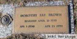 Dorothy Faye Brown