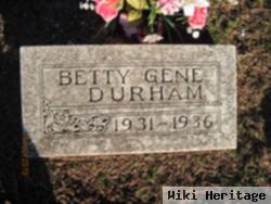 Betty Gene Durham