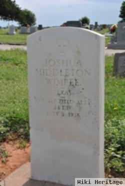 Joshua Middleton Wimpee