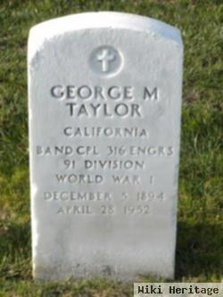 George M Taylor